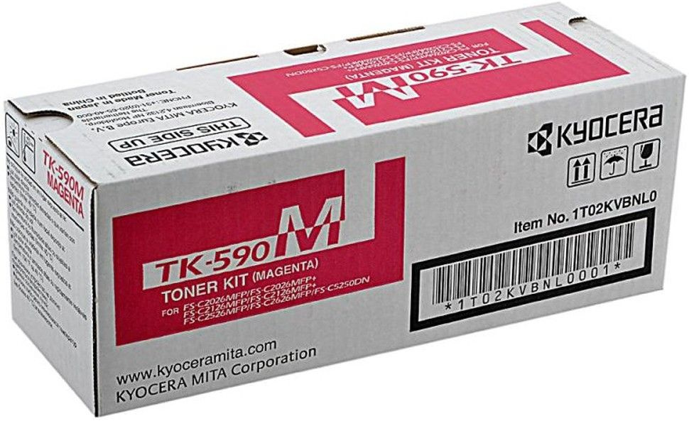 Картридж Kyocera TK-590M (1T02KVBNL0) для Kyocera FS-C2026MFP/ FS-C2126MFP/ FS-C2526MFP/ FS-C2626MFP/ #1
