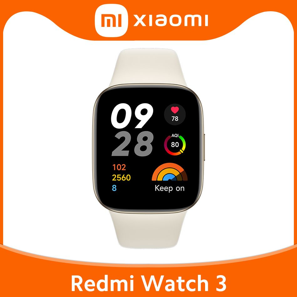 Купить смарт-часы Xiaomi Redmi Watch 3 Глобальная версия, экран 1.75