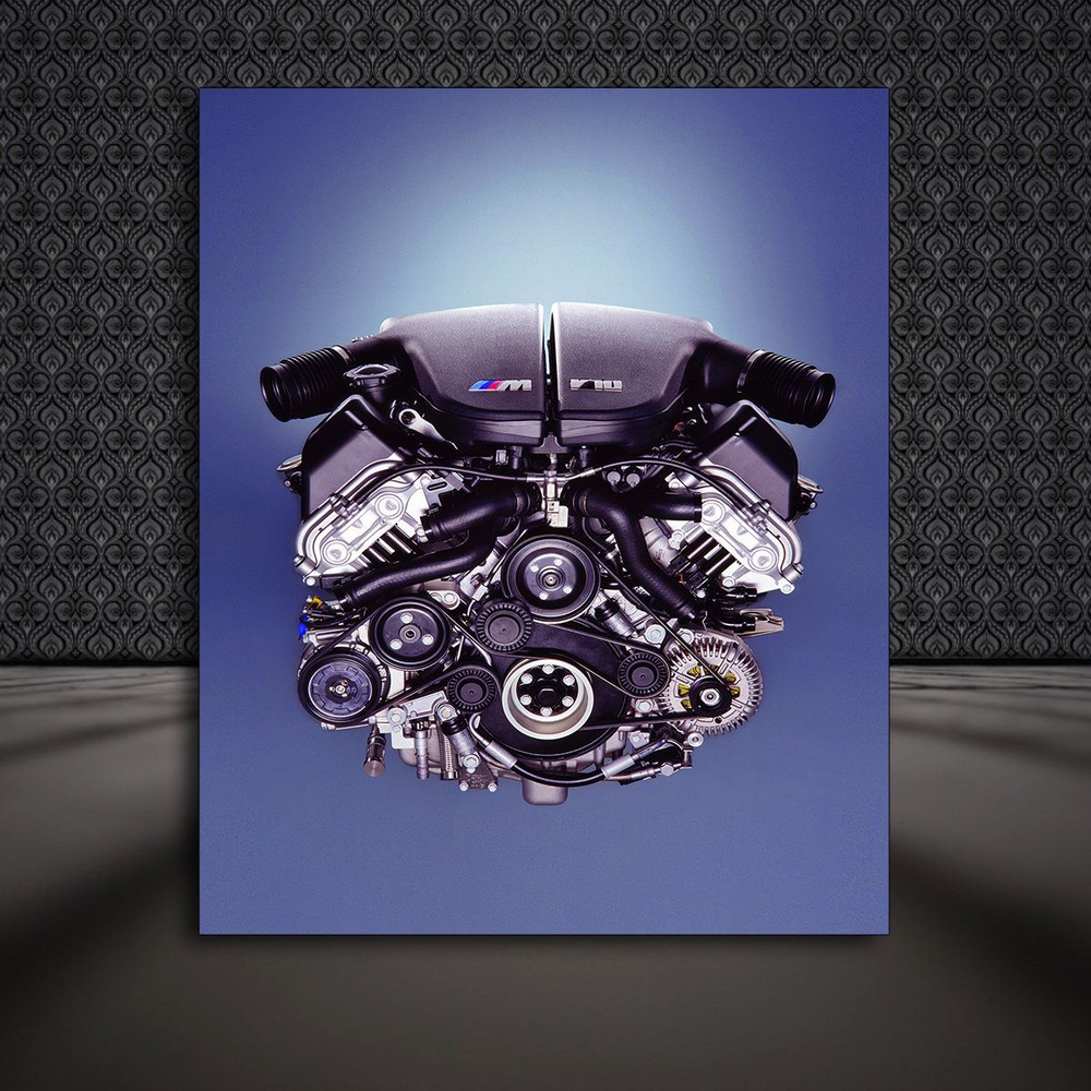 WerkSiegel Картина "Двигатель BMW M", 80  х 60 см #1