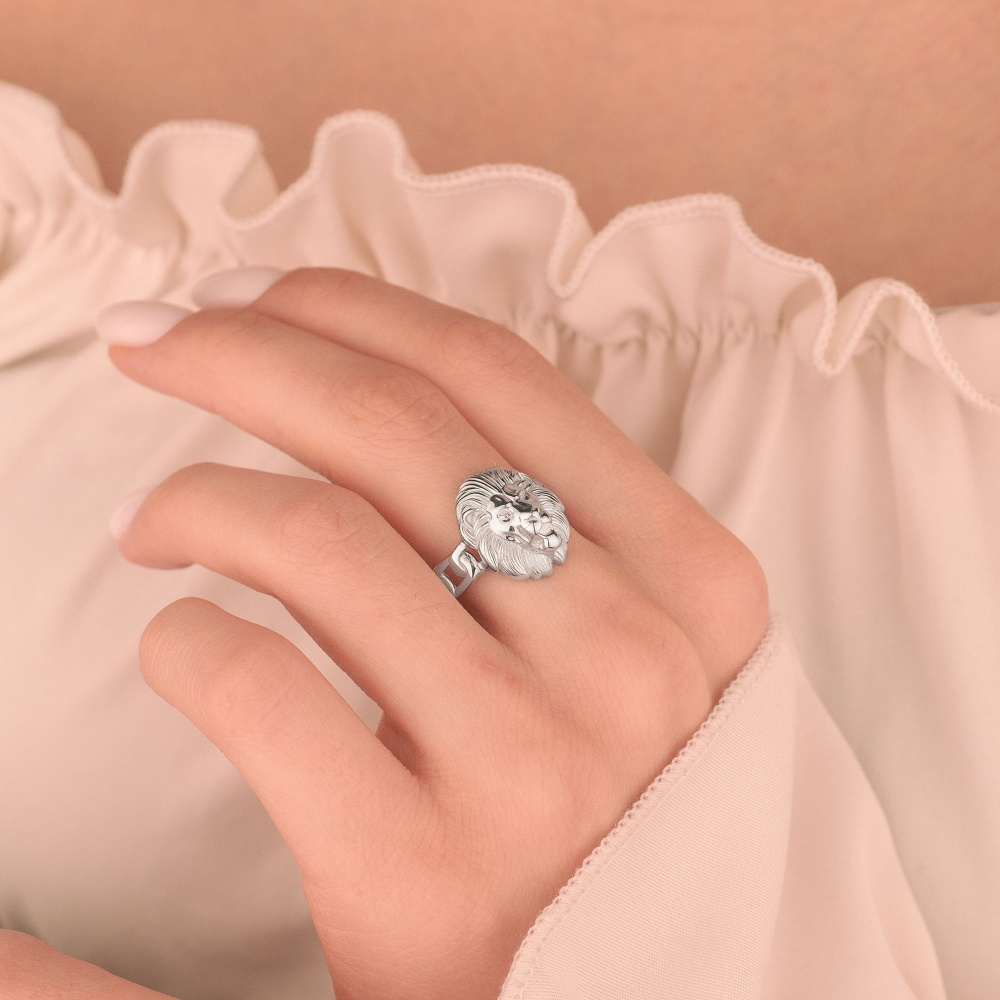 Костромской Ювелирный Завод Кольцо Серебро родированное 925 пробы ...