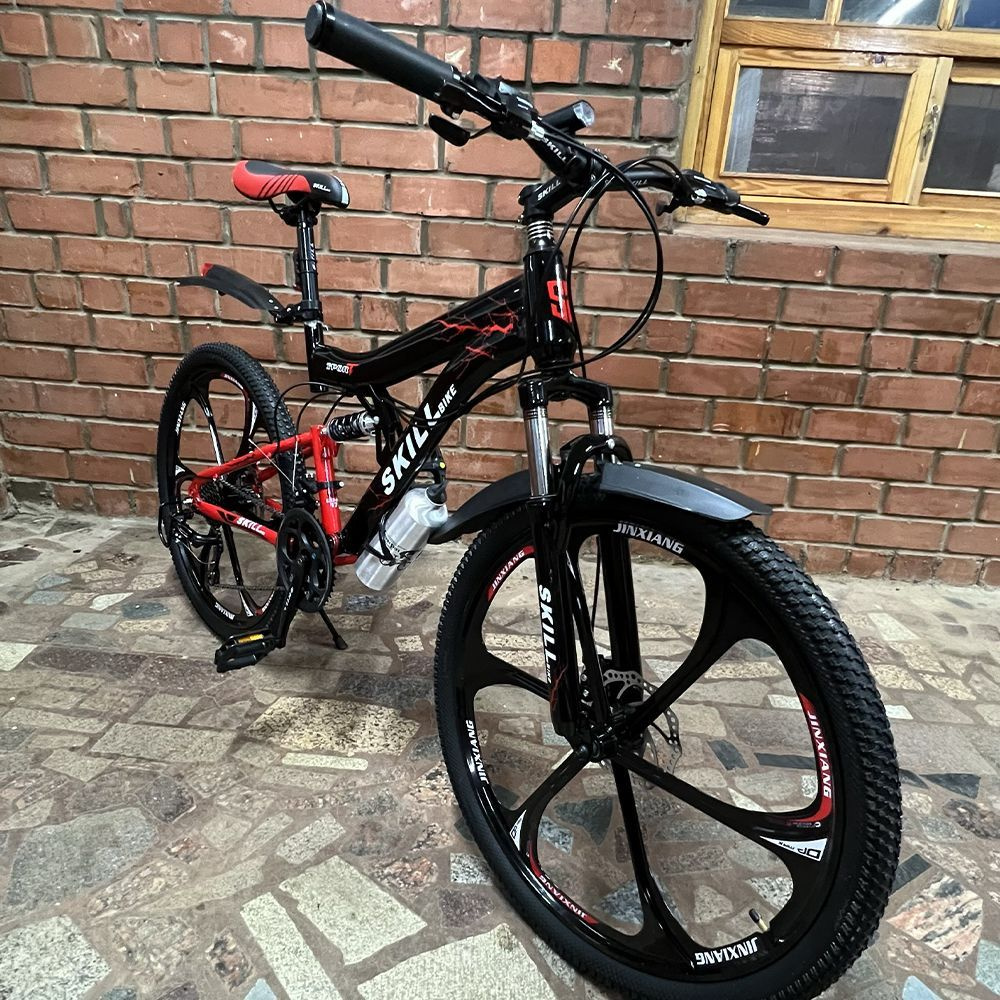 Велосипед горный Skill Bike, колеса 26 дюймов, рама 17 дюймов, 24 скорости  - купить по выгодной цене в интернет-магазине OZON (660086391)