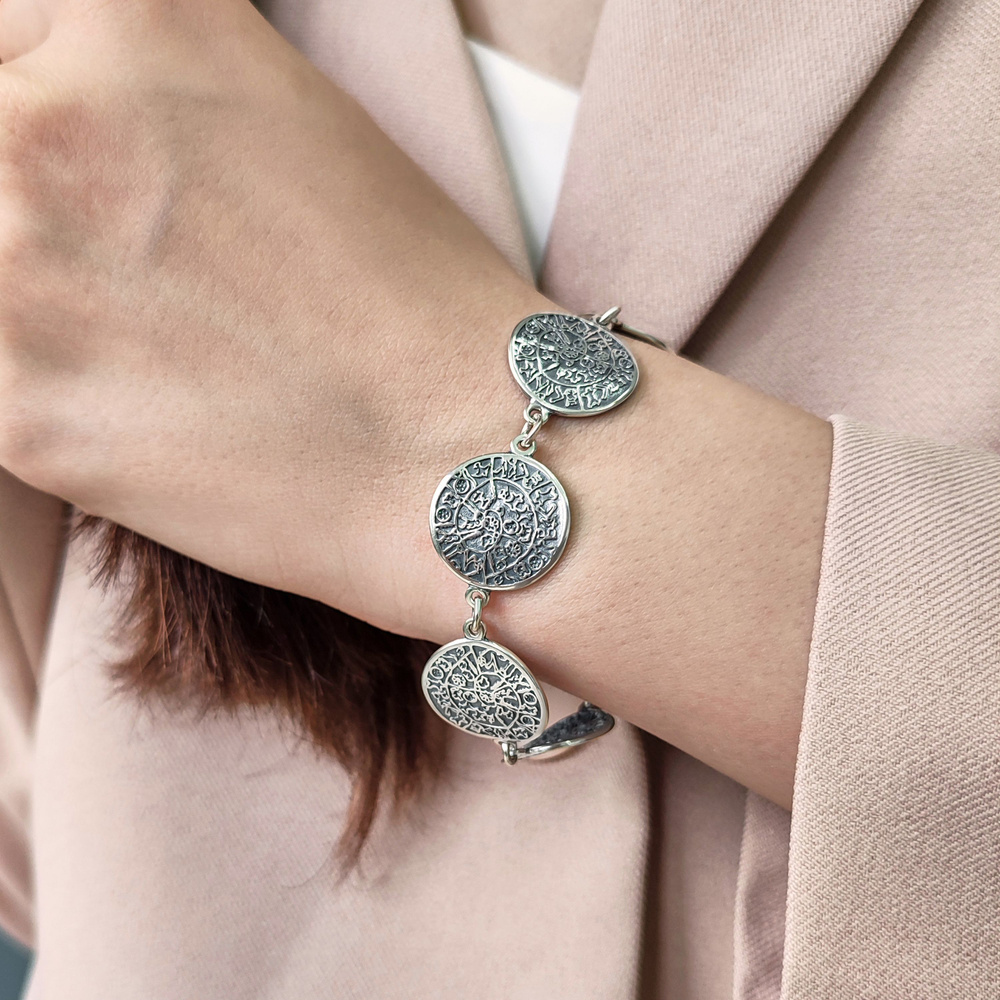 Юмила Браслет женский серебряный на руку Ярославна, серебро 925 пробы ...