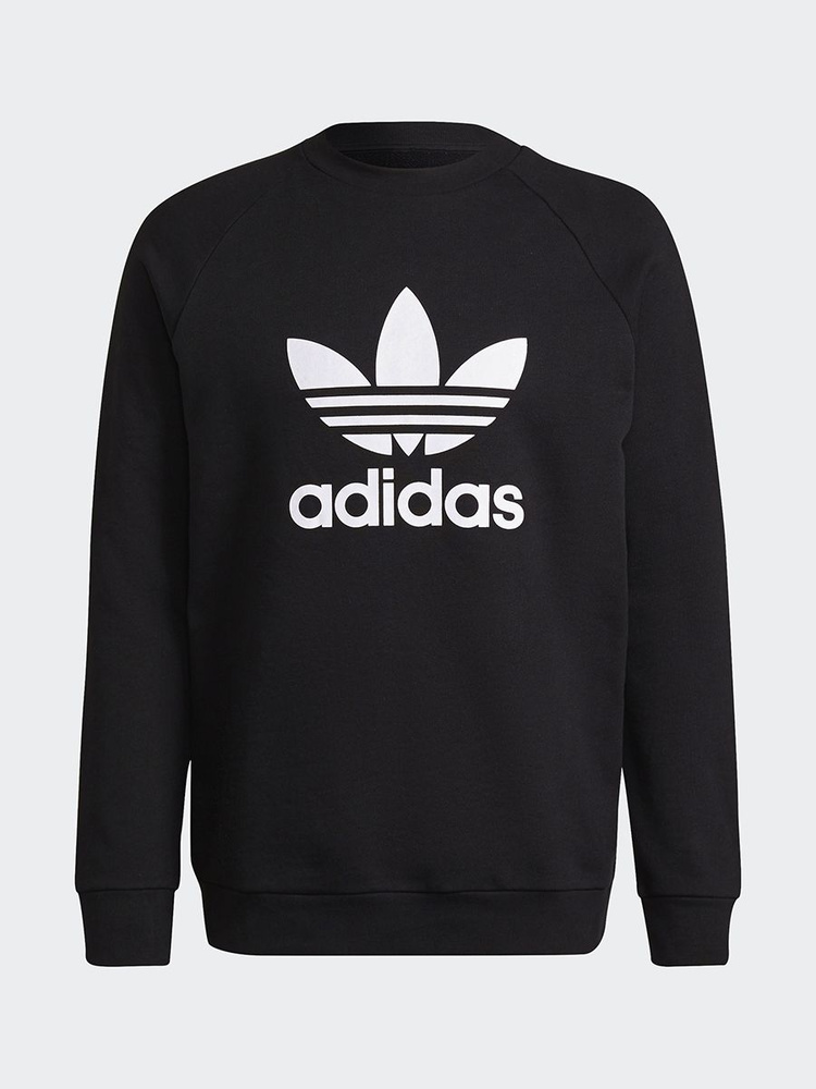 Adidas crew neck trefoil on sale