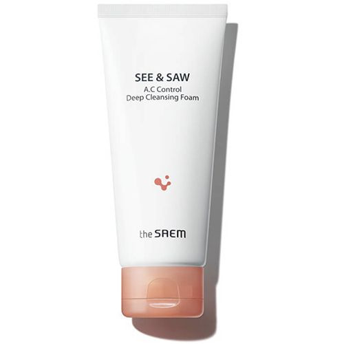 Пенка контроль чистоты и жирности The Saem See & Saw AC Control Deep Cleansing Foam  #1