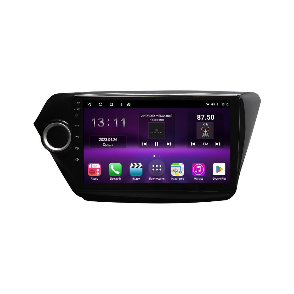 Автомагнитола для Kia RIO 3 2Гб+32Гб 8-ядерный процессор QLED экран Wi ...