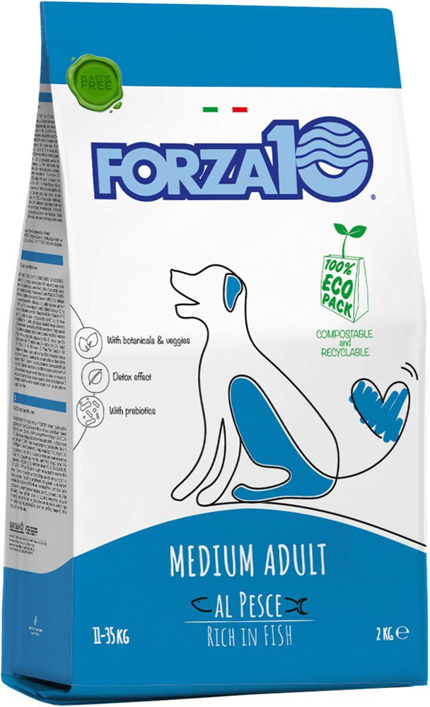 Сухой корм FORZA10 DOG MAINTENANCE ADULT MEDIUM для взрослых собак ...