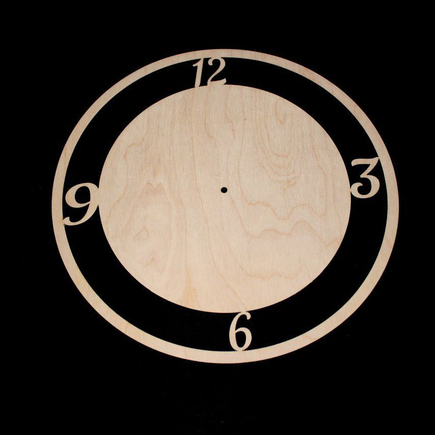 Деревянный циферблат - купить с доставкой по выгодным ценам в интернет ...