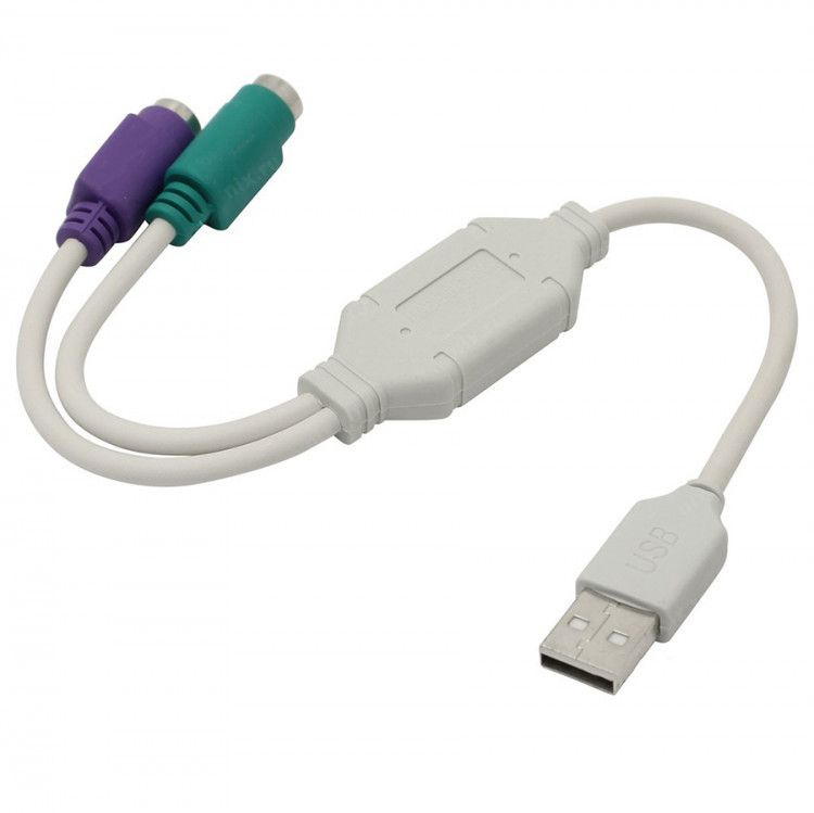 ML-A-040 (USB to PS/2) Переходник USB на PS/2, - купить с доставкой по ...