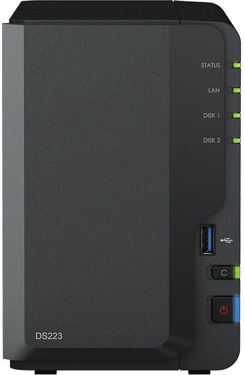 Сетевое хранилище NAS Synology DS223 черный (DS223) #1