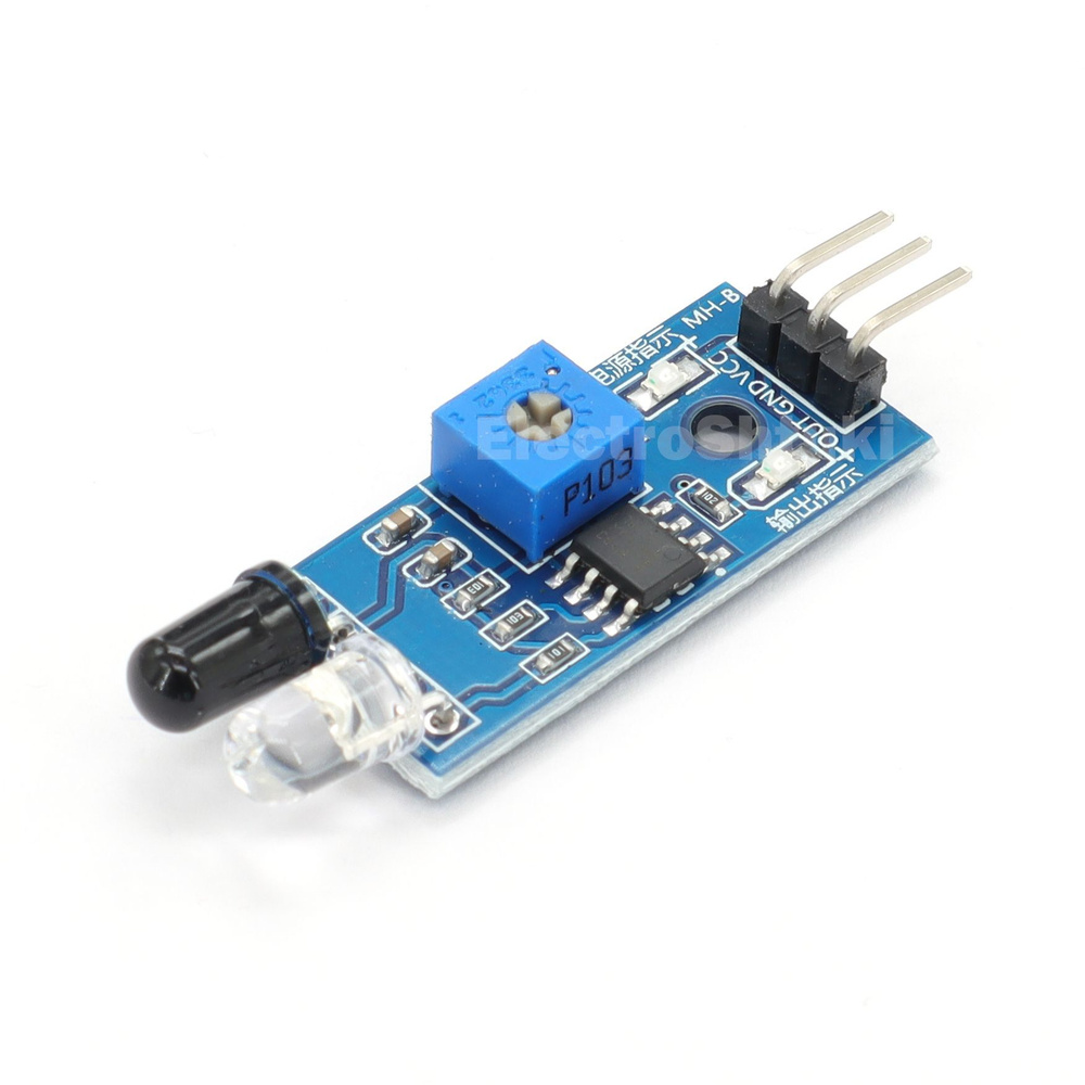 Инфракрасный (ИК) датчик препятствий HW-201 (YL-63) для Arduino ...