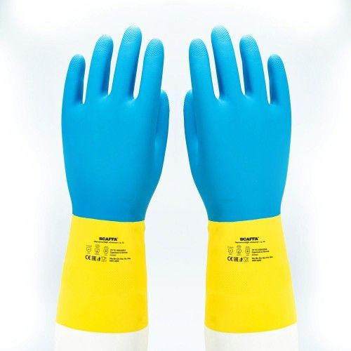 Перчатки для защиты от химических воздействий SCAFFA СПЕКТР  #1