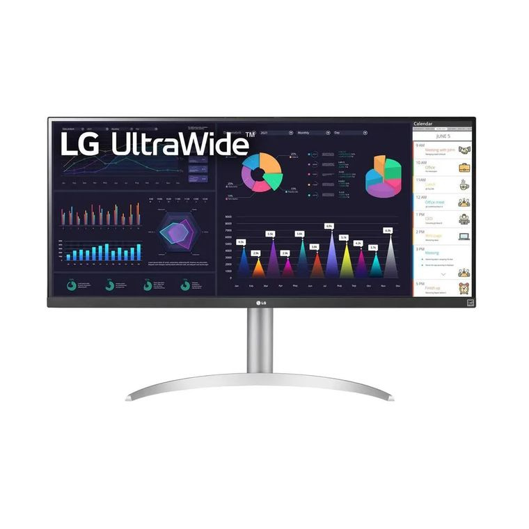 LG 34.0" Монитор 34WQ650-W, черный, серебристый #1