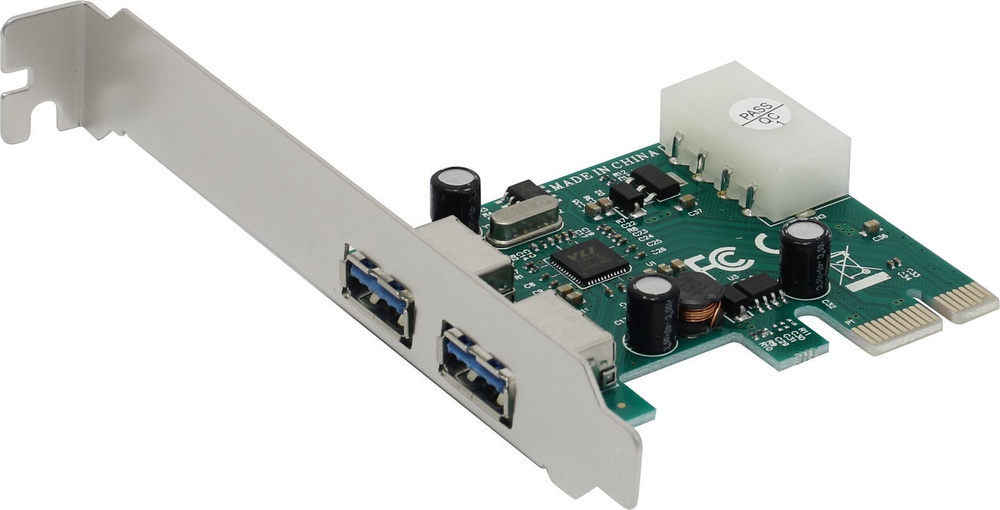 Orient VL-3U2PE Контроллер PCI-E расширитель портов 2xUSB 3.0/3.1/3.2 ...