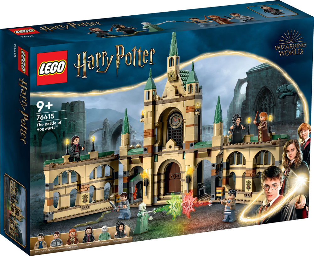 Конструктор LEGO Harry Potter Битва за Хогвартс, 730 деталей, 9+, 76415 ...