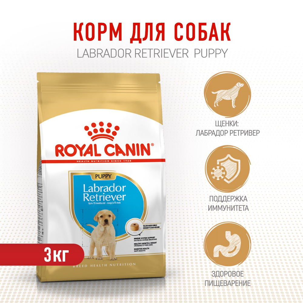 Royal Canin Labrador Retriever Puppy сухой корм для щенков породы ...