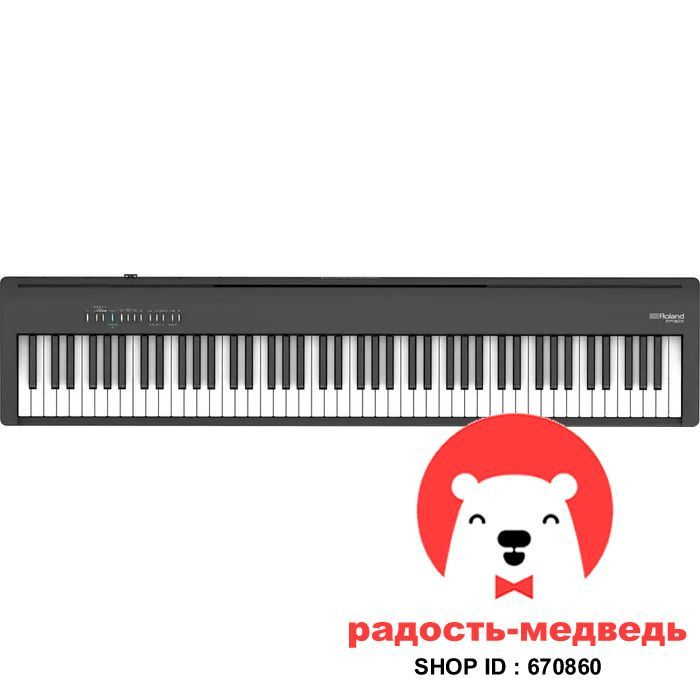 Roland FP-30X BK Цифровое пианино, цвет черный-X #1