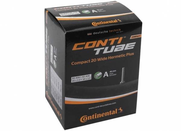 Камера велосипедная Continental Compact Wide Hermetic Plus 20", 50-406 ...