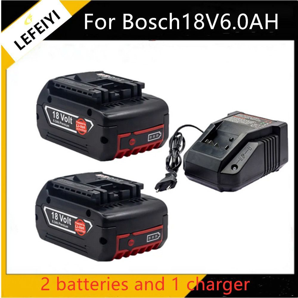Аккумулятор Bosch 18V 6AH (2 батареи и 1 зарядное устройство) - купить ...
