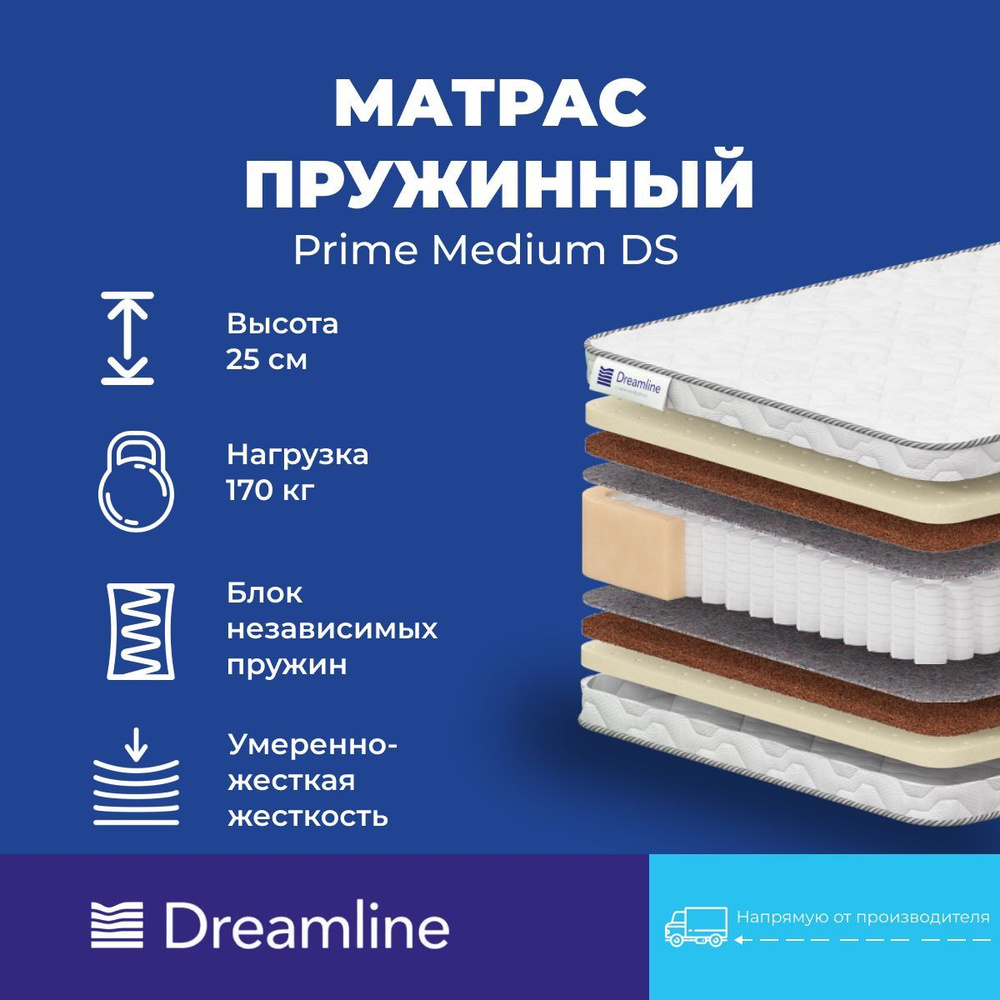 Матрас Dreamline Prime Medium DS 80x200 см #1