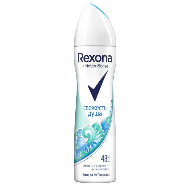 дезодорант женский REXONA Свежесть душа, 150 мл, спрей - купить с ...