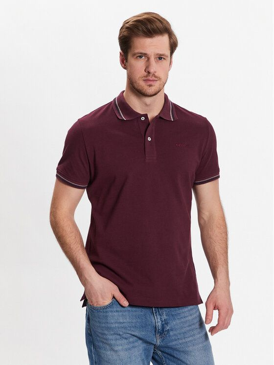 Поло Geox, размер 50, цвет красный, 100% хлопок - купить по выгодной ...