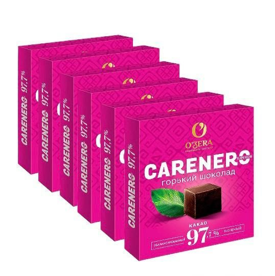 OZera, шоколад Carenero Superior, содержание какао 97,7%, 6 шт по 90 г #1