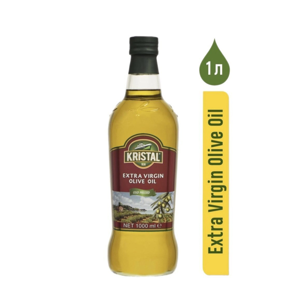 Оливковое масло Kristal Extra Virgin Olive Oil, 1000 мл - купить с ...