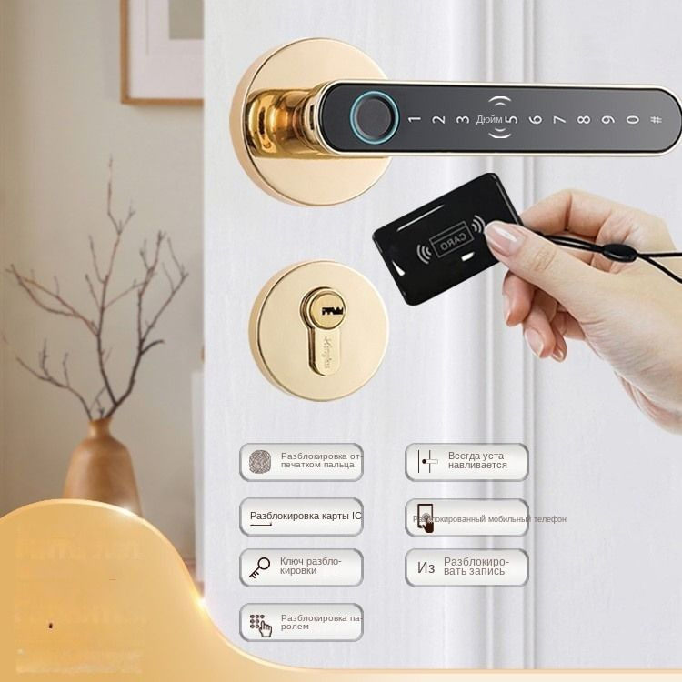 Умный дверной замок для умного дома: доступ по коду, карте и временным ...