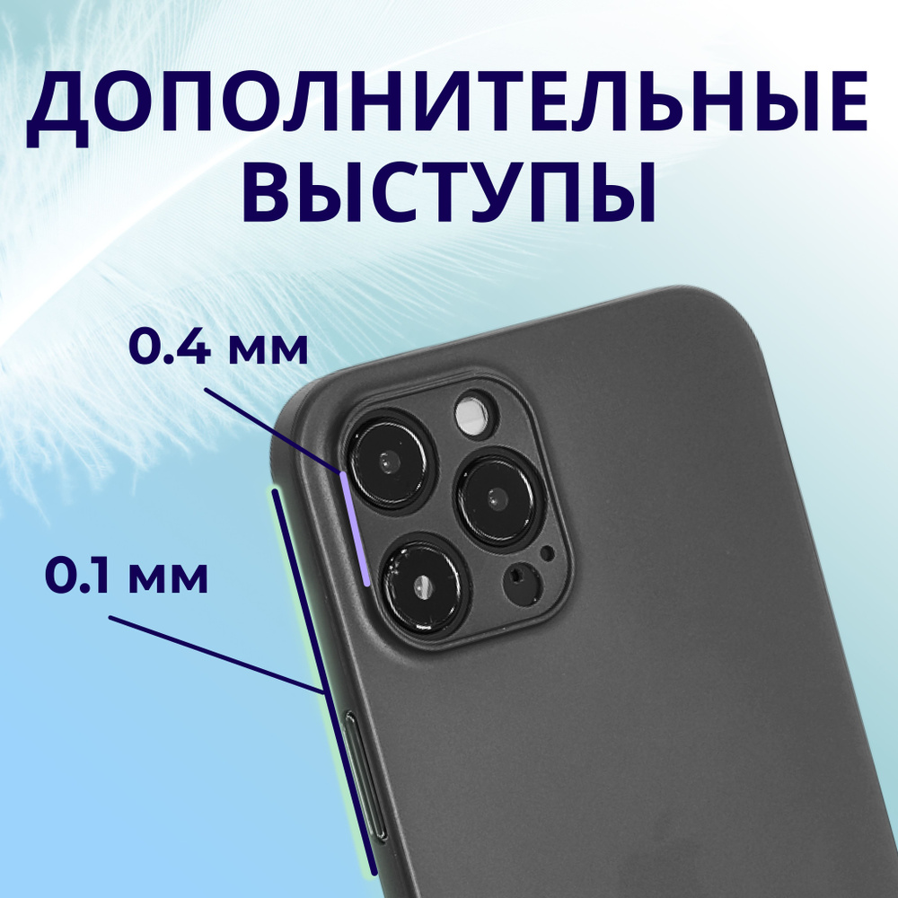 Ультратонкий чехол-накладка Air Skin K-DOO для iPhone 14 Pro Max, чёрный -  купить с доставкой по выгодным ценам в интернет-магазине OZON (882811687)