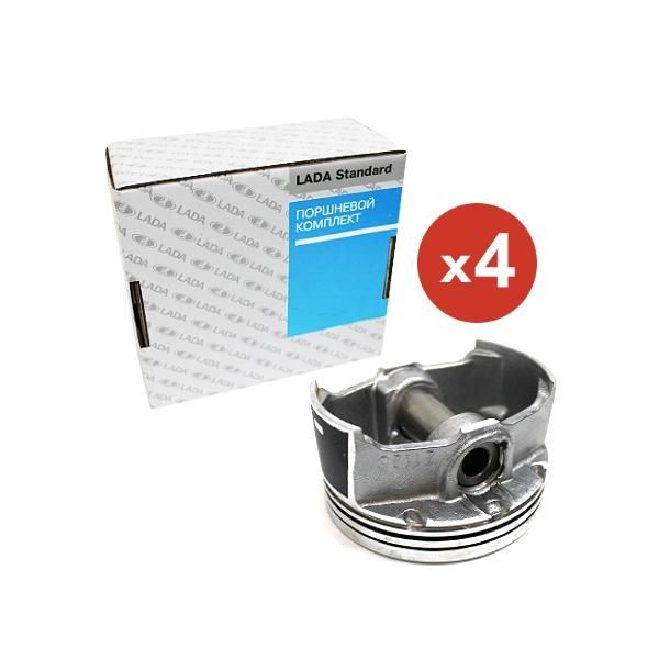 Поршневая группа кт. (4 шт.) LADA для а/м ВАЗ-21126 ремонтный размер 83 ...