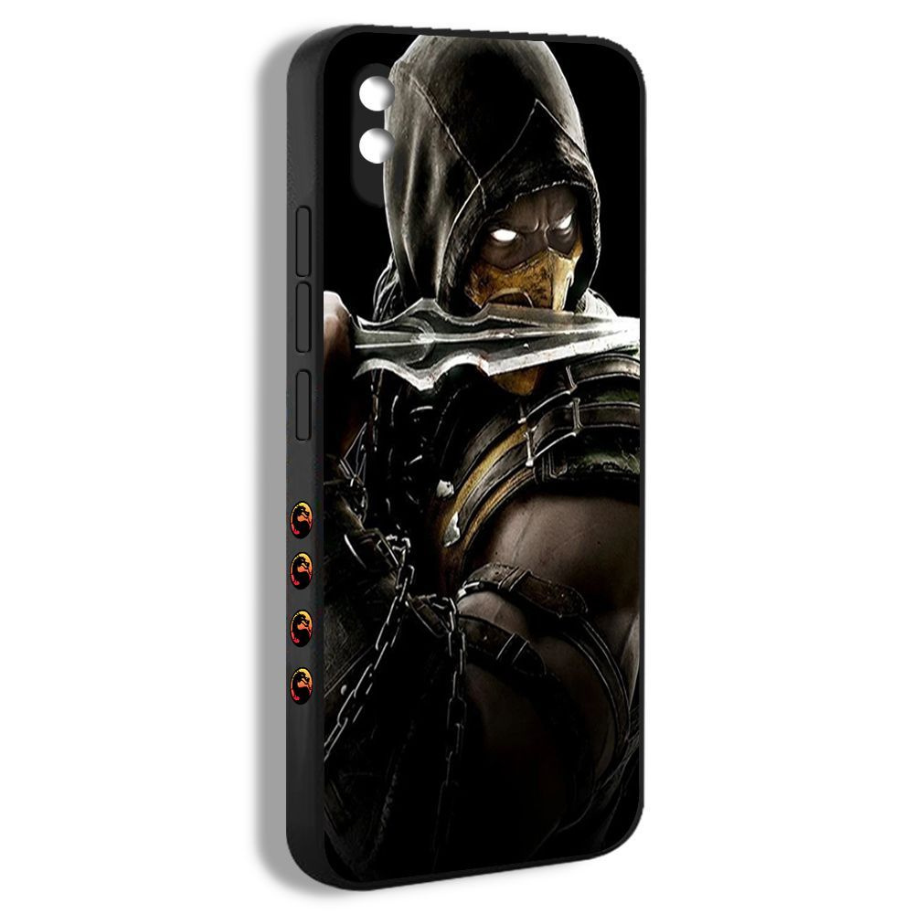 Чехол для смартфона Подходит для Xiaomi Redmi 9A игра Mortal Kombat  Скорпион мортал комбат - купить с доставкой по выгодным ценам в  интернет-магазине OZON (1124647290)