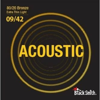 Струны для акустической гитары BlackSmith 80/20 Bronze Extra Thin Light 09/42  #1