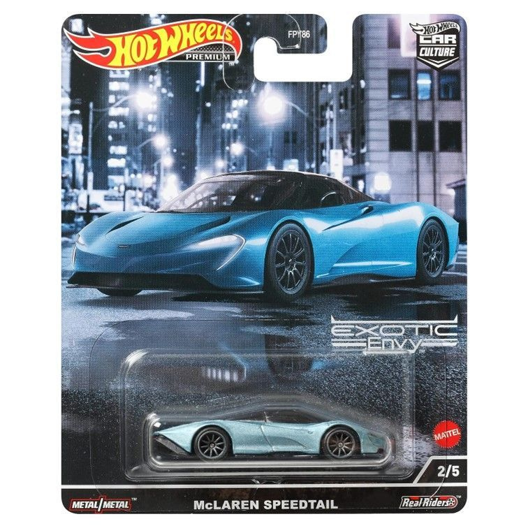 HCJ92 Машинка металлическая игрушка Hot Wheels Premium Car Culture коллекционная модель премиальная McLaren #1