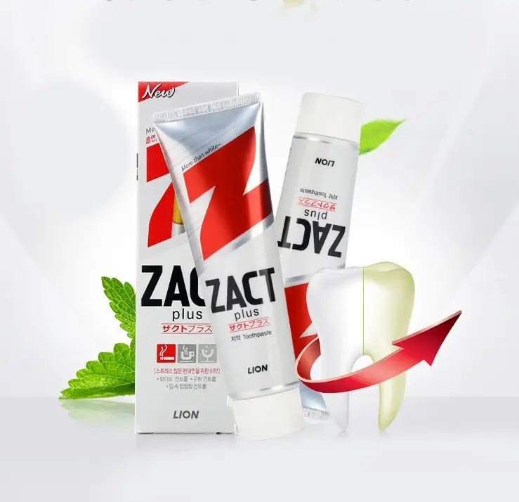LION Зубная паста ZACT Отбеливающая для курящих 150г - купить с ...