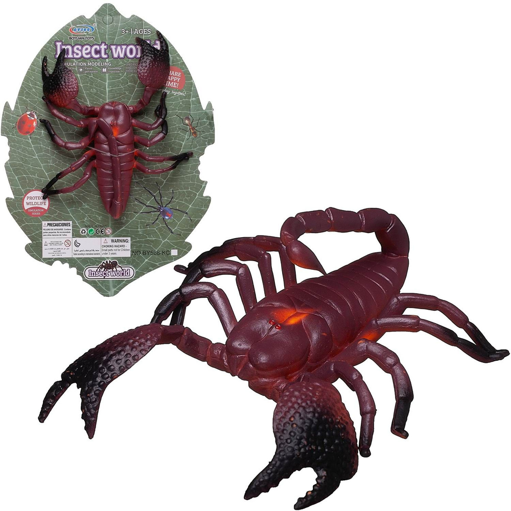 Фигурка животного Junfa Скорпион, гигантский, на блистере (WA-25518) -  купить с доставкой по выгодным ценам в интернет-магазине OZON (1168731935)