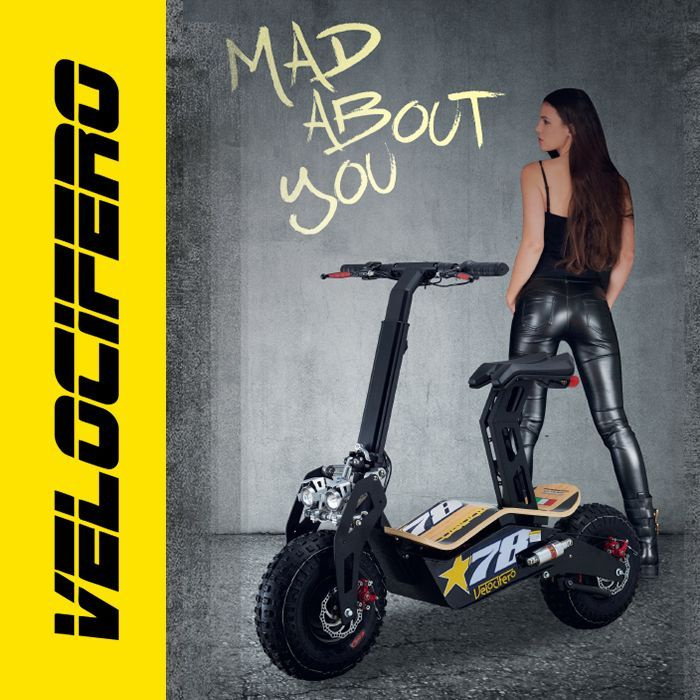 Электросамокат Velocifero MAD 2000W - купить по выгодной цене в ...