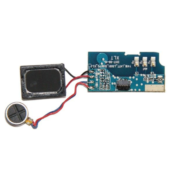 Плата нижняя для Fly FS526 (Power Plus 2) на микрофон в сборе с вибромотором и динамиком (OEM) #1