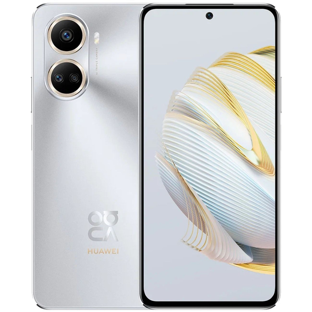 HUAWEI Смартфон nova 10 SE 8/128GB Starry Silver (BNE-LX1) 8/128 ГБ,  серебристый