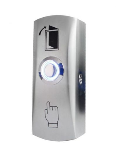 Кнопка выхода накладная выполненная в металическом корпусе с подсветкой ...