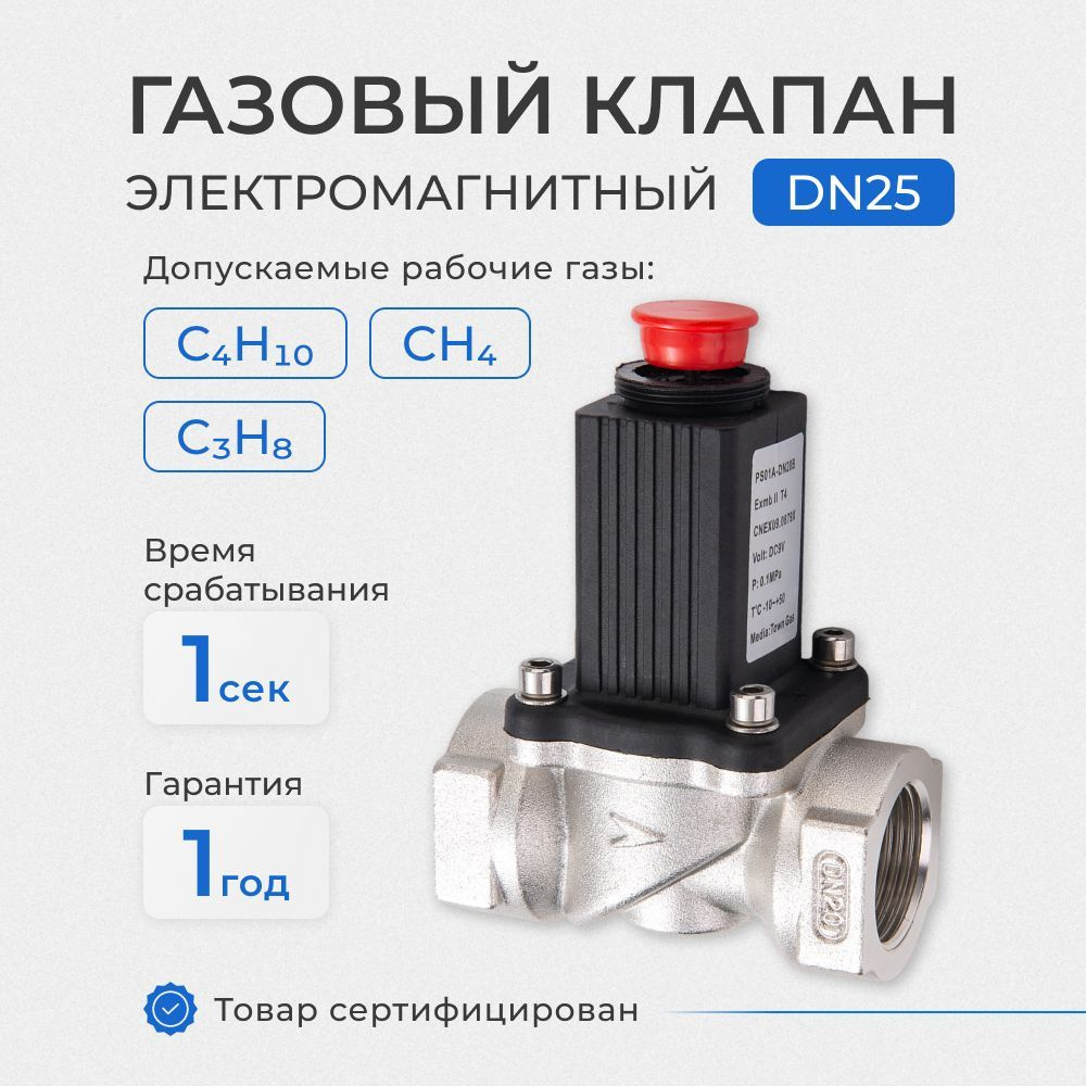 Zorro Alert Gas Клапан электромагнитный газовый 1