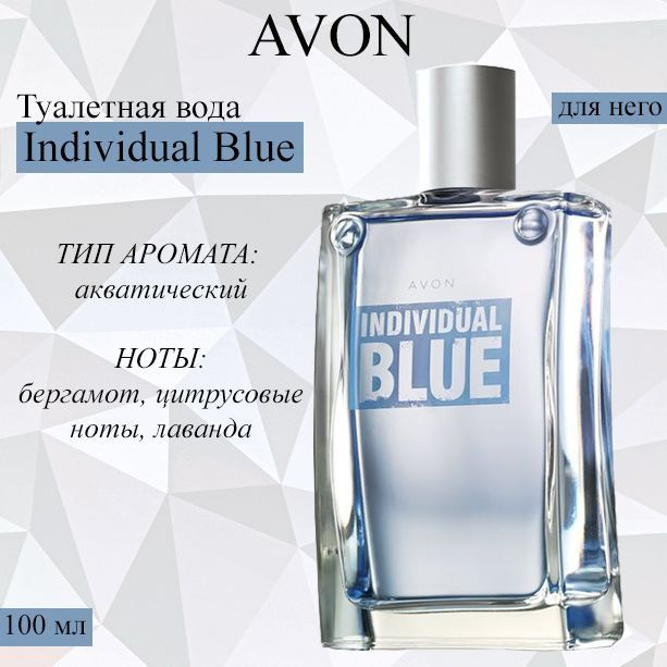 AVON Индивидуал блю Туалетная вода 100 мл (1227489515)