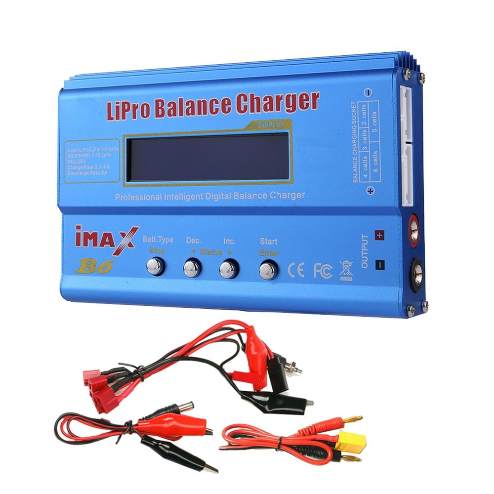 Для зарядного устройства IMAX B6 80W Lipo Battery+XT60 Lipo NiMh Li-Ion Ni-Cd #1