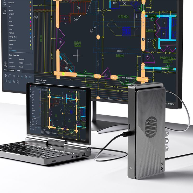 最新Win10♥メモリ4G✦大容量HDD✦タッチパネル搭載✦Office Док-станция для расширения самой маленькой видеокарты GPD G1 AMD