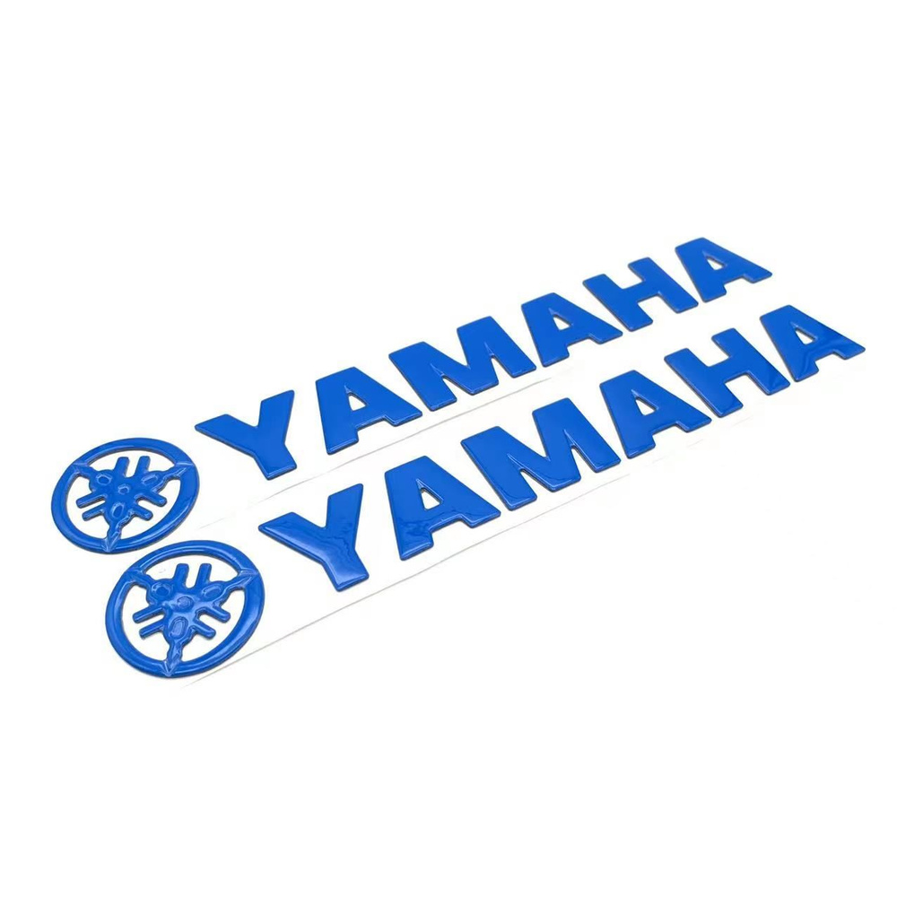 2pcs 3D YAMAHA светоотражающих наклеек для мотоциклов 200 / 30 мм  #1