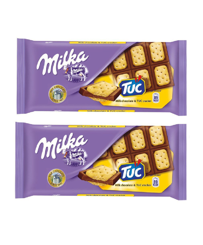 Шоколад Milka TUC, 2 шт по 87г #1