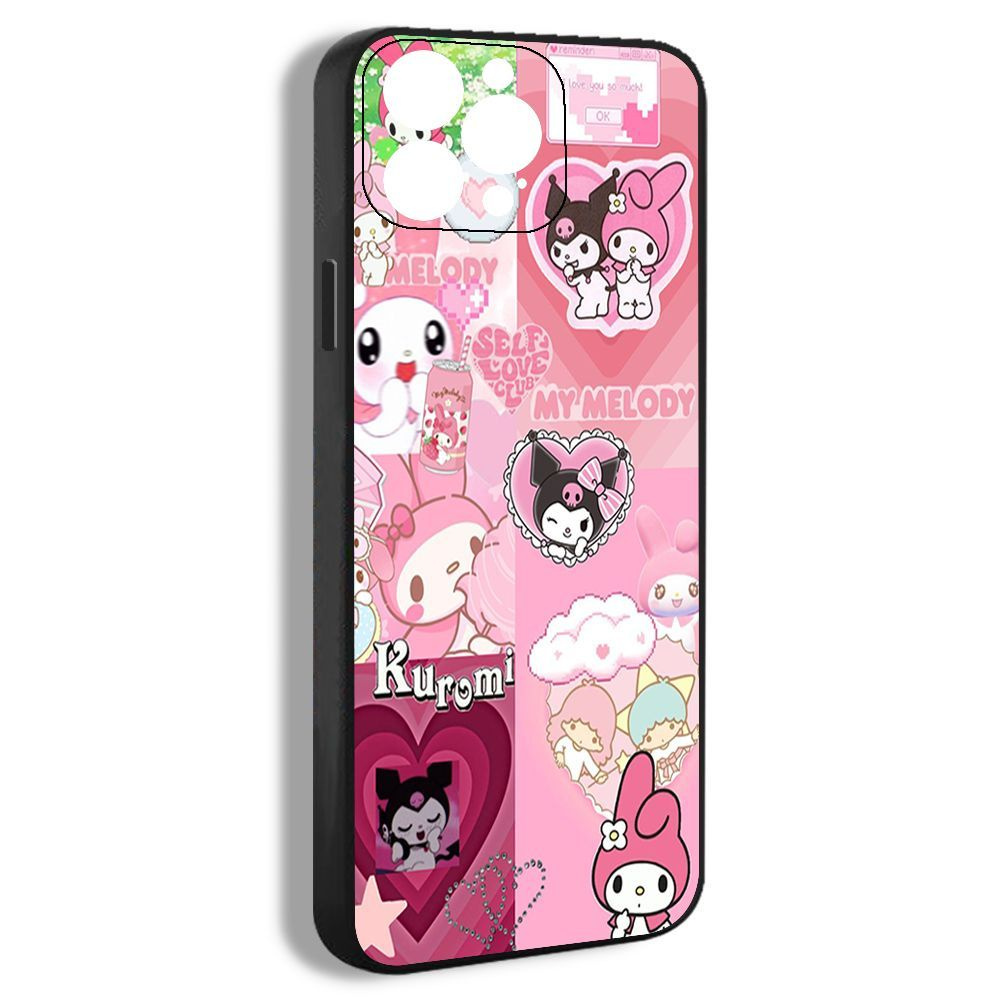 чехол для смартфона Подходит для iPhone 14 Pro Max Куроми эстетический  Hello Kitty Хелло Китти Мелоди Melody EFD80 - купить с доставкой по  выгодным ценам в интернет-магазине OZON (1238361107)