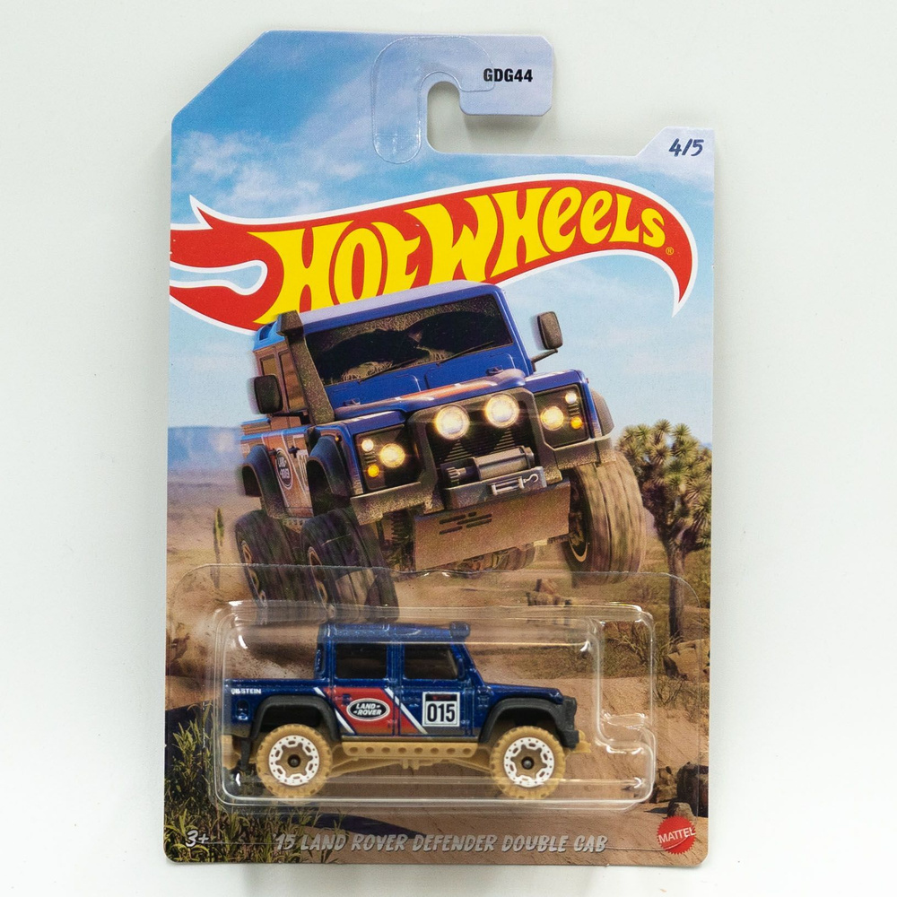 Машинка Hot Wheels 15 Land Rover Defender Double Cab Коллекционная #1