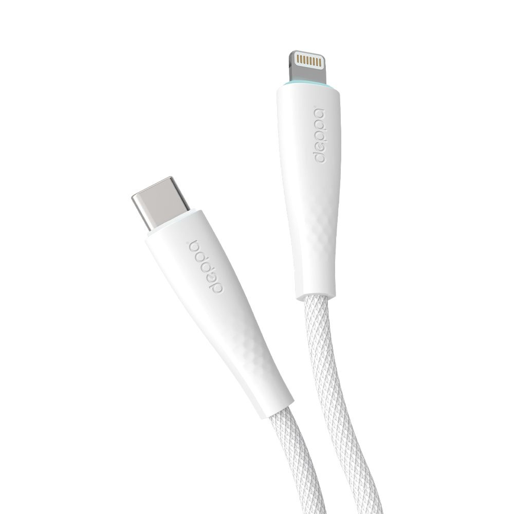 Кабель для смартфона Fly Type-C - Lightning, длина 1м, белый #1