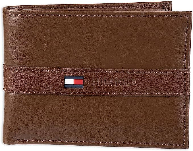 Tommy hilfiger men's leather cambridge passcase wallet with deals removable card holder