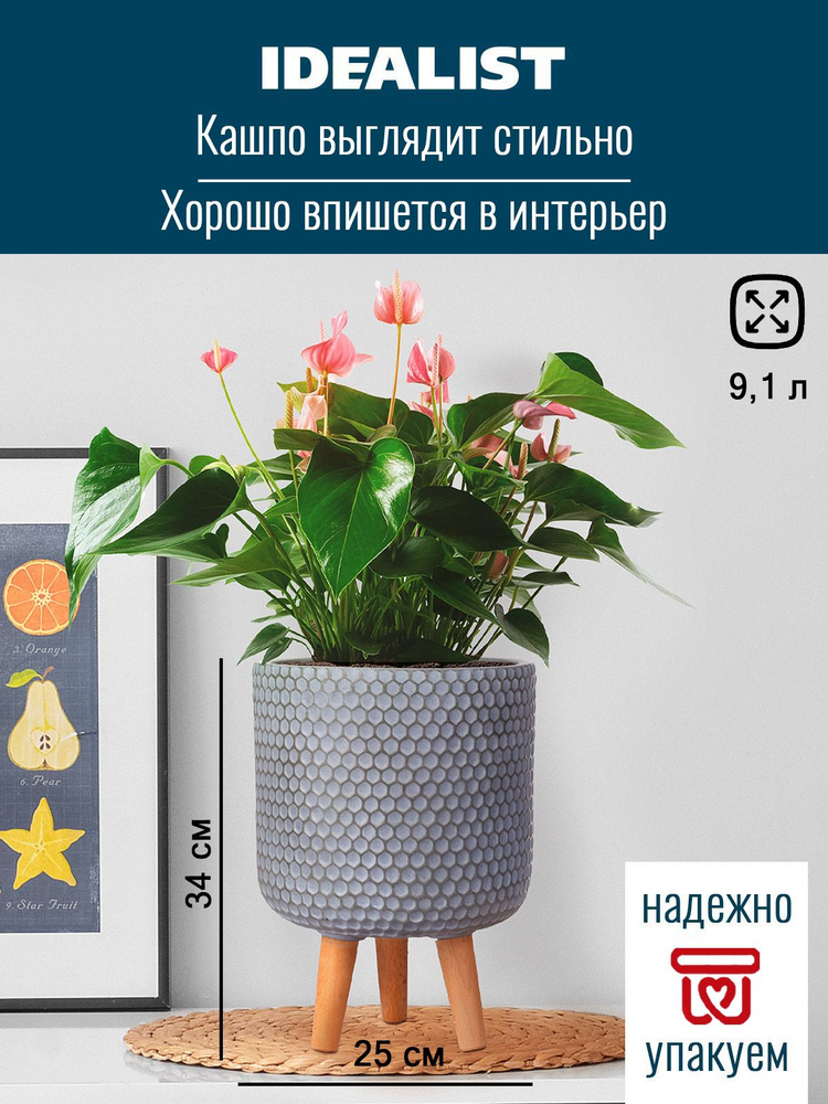 Горшок для цветов/ кашпо для цветов/ кашпо/ цветочный горшок/ кашпо на ...